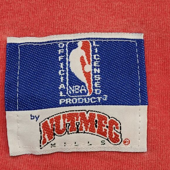 Vintage 90s Nutmeg Shirt XL 24x29 Chicago-Bulls - Picture 4 of 16